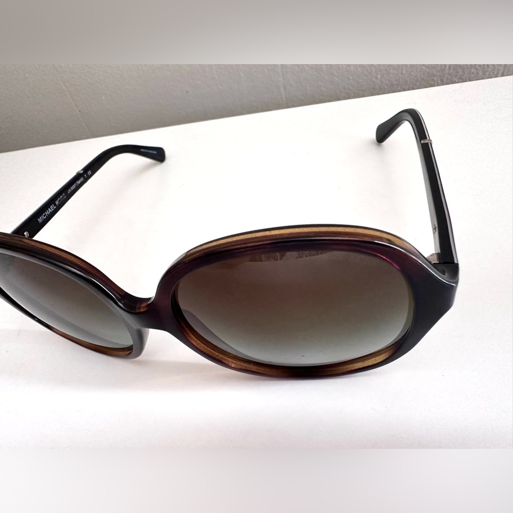 Michael Kors Tortoise Gradient Oversized Women's Sunglasses - Picture 2 of 16